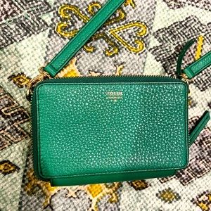 Fossil Small X-body Purse Green